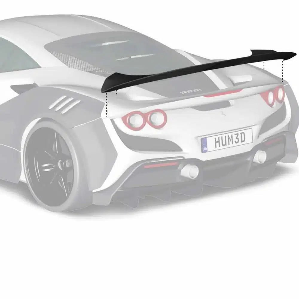 ZACOE Ferrari F8 Rear Spoiler