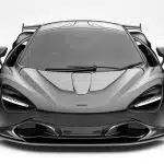 ZACOE McLaren 720S Soft Kit Installed on Matte Black 720S - Front View of Car