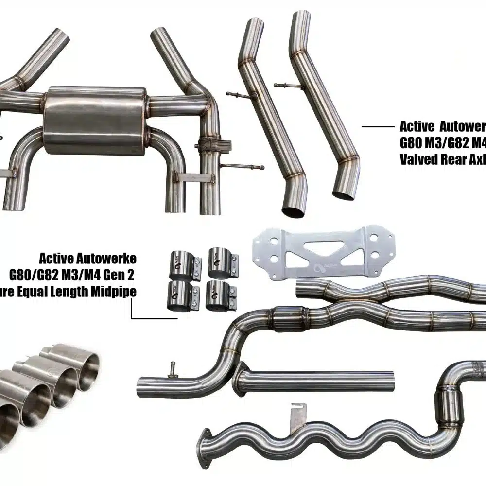 Equal Length Exhaust Bundle for G80 / G82 BMW M3 / M4 by Active Autowerke