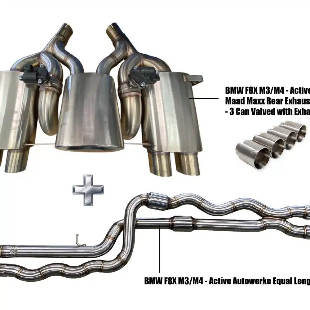 Equal Length Exhaust Bundle for F80 / F82 / F83 BMW M3 / M4 by Active Autowerke