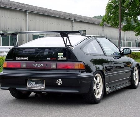 J’s Racing 3D GT Wing for EF8 Honda CR-X [DGW1-C2-W]