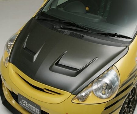 J’s Racing Type-V Vented Hood for GD Honda Fit