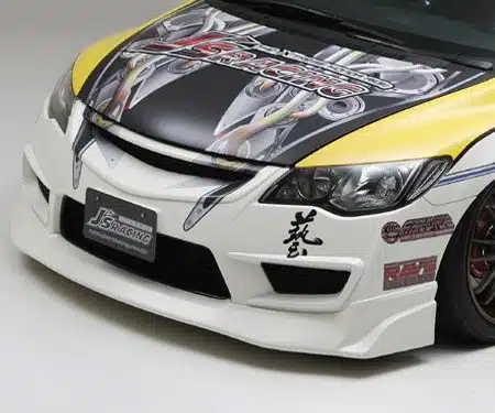 J’s Racing Type-X Front Spoiler for FD2 Honda Civic Type R [AH-D2]