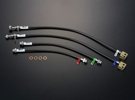 J’s Racing SUS Brake Lines for GD1 / GD3 Honda Fit with Rear Drum Brakes [BLS-F1-SU]