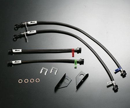 J’s Racing SUS Brake Lines for GE Honda Fit with Rear Drum Brakes [BLS-F3-SU]