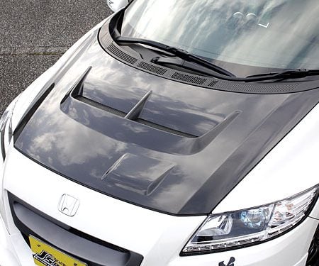 J’s Racing Type-S Vented Hood for ZF1 Honda CR-Z