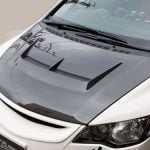 J's Racing Type-S Aero Hood for FD2 Honda Civic Type R