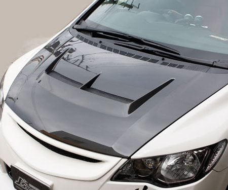 J’s Racing Type-S Aero Hood for FD2 Honda Civic Type R