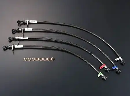 J’s Racing Stainless Brake Lines for DC5 Honda Integra Type R and Acura RSX [BLS-T5-SU]