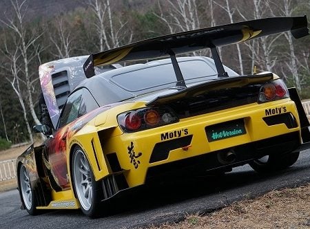 J’s Racing Swan-Neck 3D GT-Wing for AP1 / AP2 Honda S2000 [DGW7-S1-SNW]
