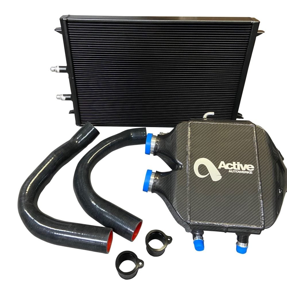 CNC Aftercooler Cooling Kit for F80 / F82 / F83 BMW M3 / M4 and F87 M2C by Active Autowerke