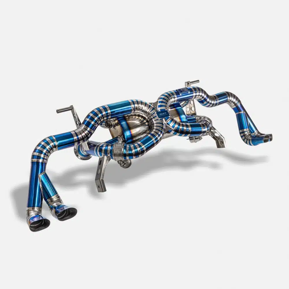 RYFT Titanium Performance Exhaust for Audi R8 V10 on the pre-facelift Type 4S coupe