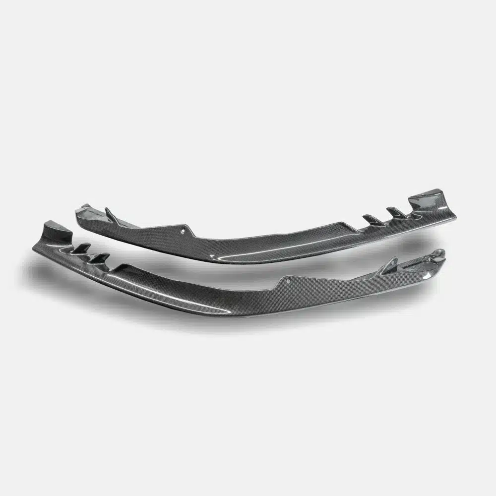 RYFT Front Corner Splitters for Ferrari SF90 at the corners of the SF90 front bumper