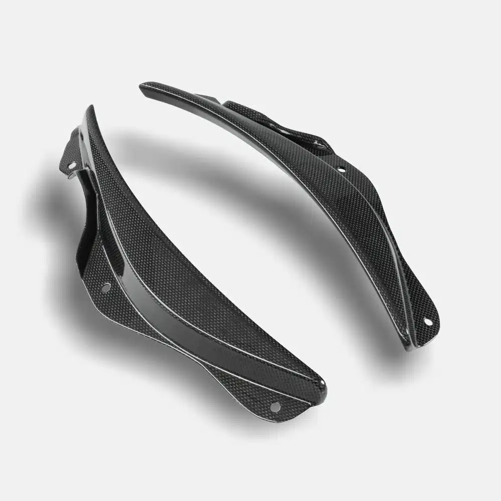 RYFT Carbon Fiber Front Reflector Covers for Ferrari SF90 on the SF90 front