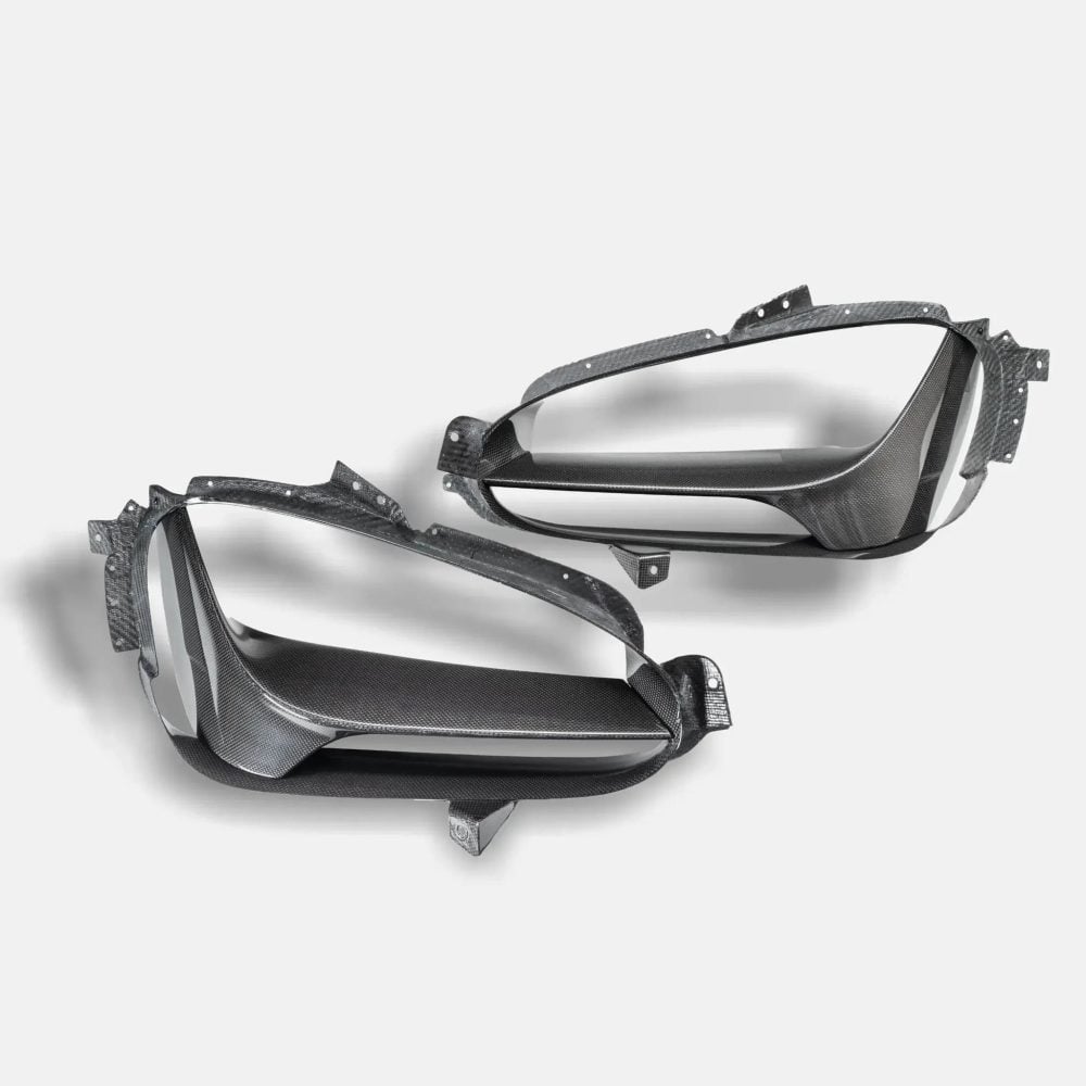 RYFT Carbon Fiber Intake Ducts for Ferrari SF90 at the SF90 air intakes