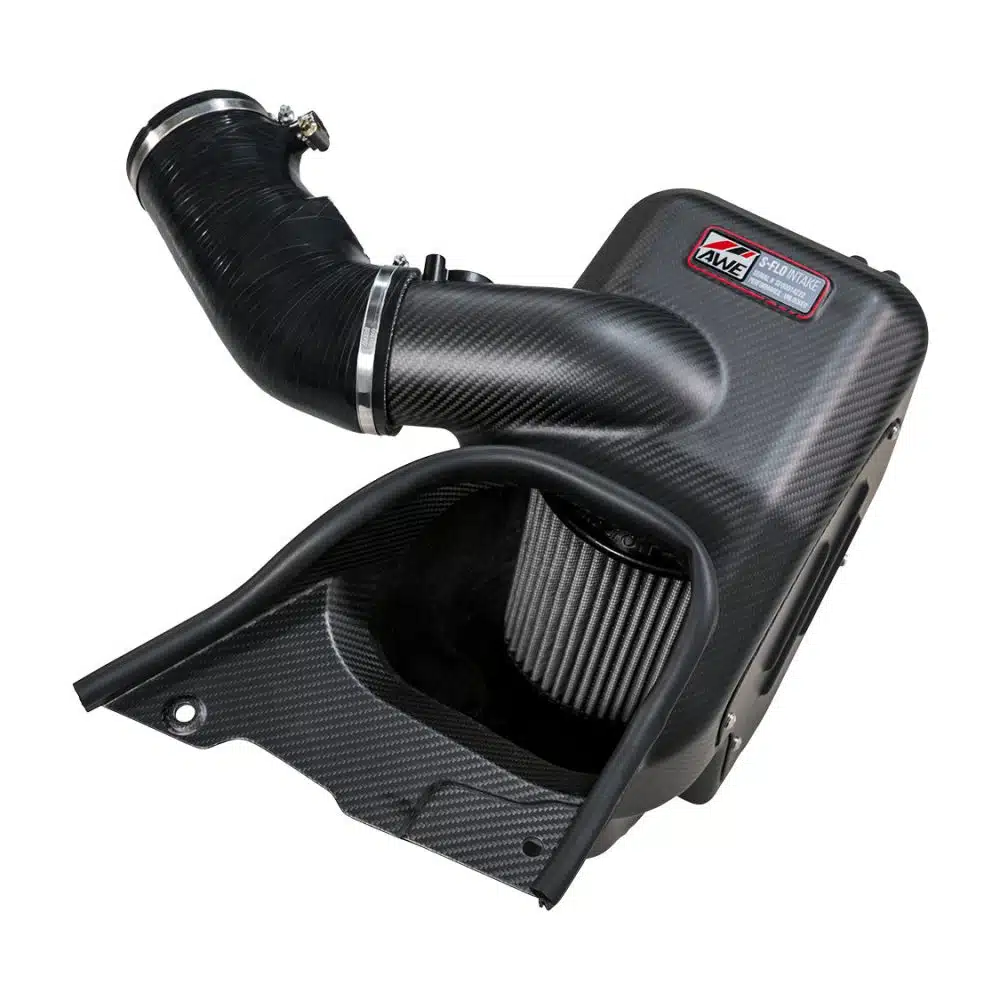 AWE Tuning S-FLO Carbon Fiber Intake for FL5 Honda Civic Type R and DE5 Acura Integra Type S, carbon airbox with factory tube coupler