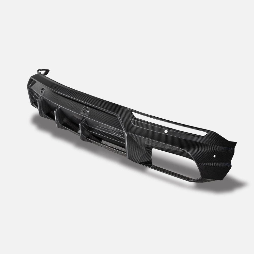 RYFT Rear Diffuser for Lamborghini Urus on the lower rear bumper of the Urus SUV