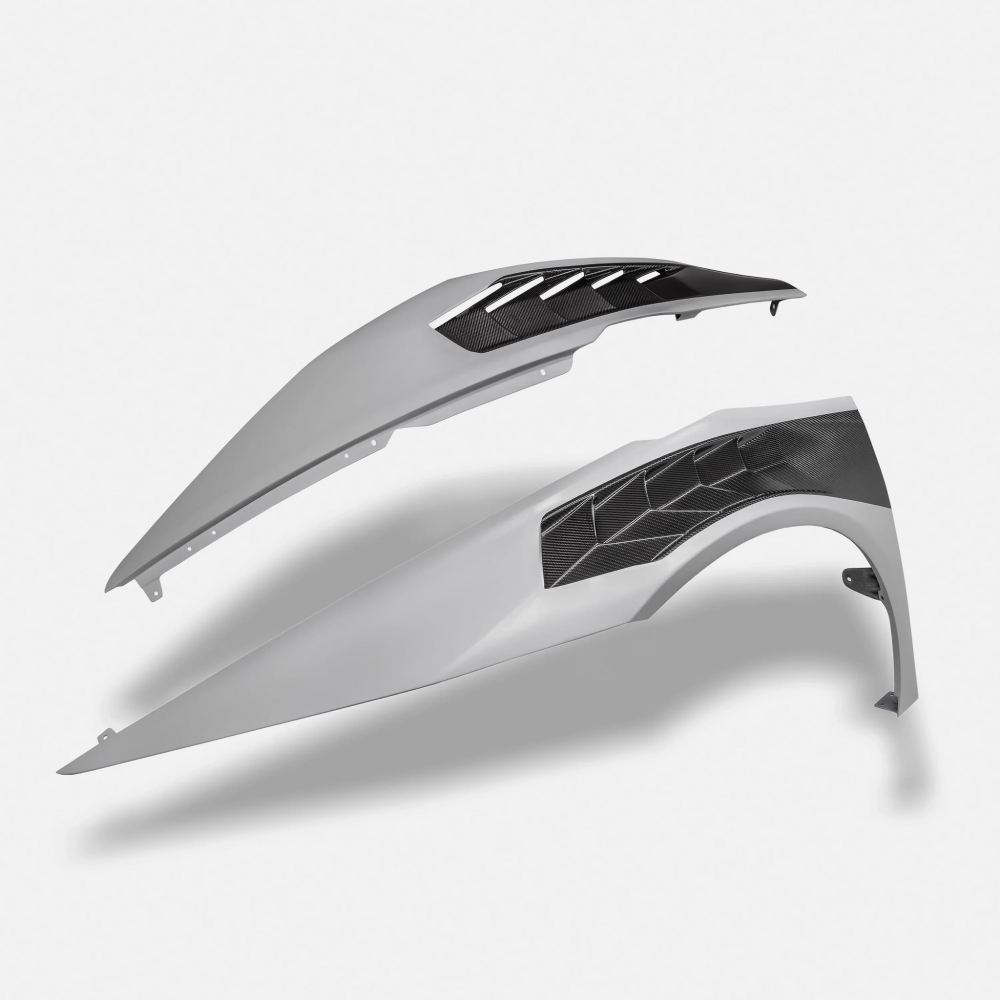 RYFT Carbon Fiber Vented Fenders for Lamborghini Huracan Tecnica on the LP 640-2 coupe