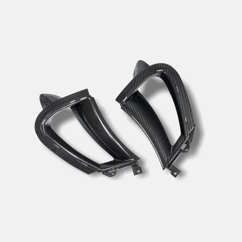 RYFT Front Bumper Vents for McLaren 720S in the front bumper intakes of a McLaren 720S