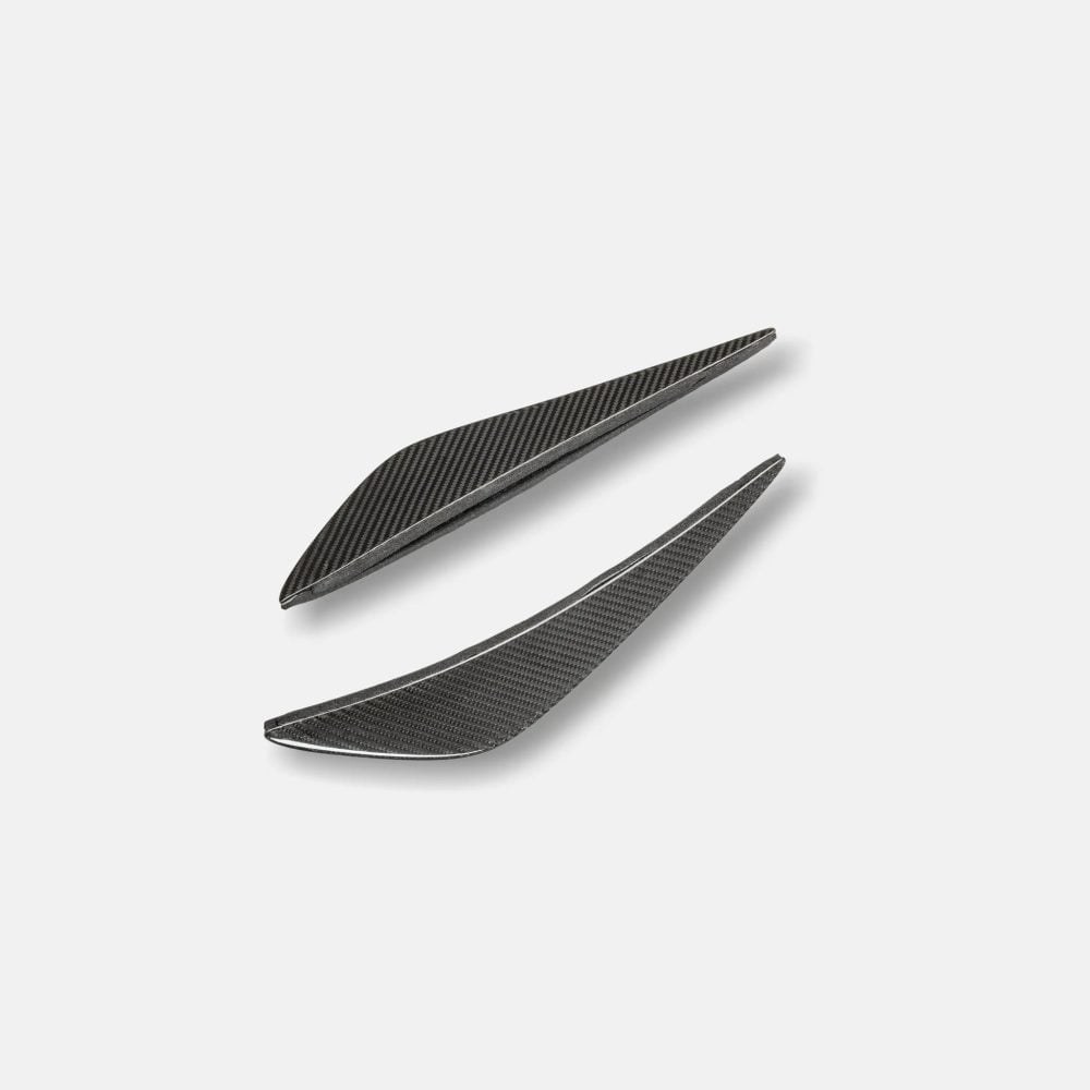 RYFT Canards for McLaren 720S on the front bumper corners of a McLaren 720S