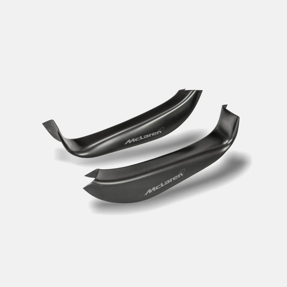 RYFT Carbon Fiber Door Sills for McLaren 750S at the door opening of a 750S