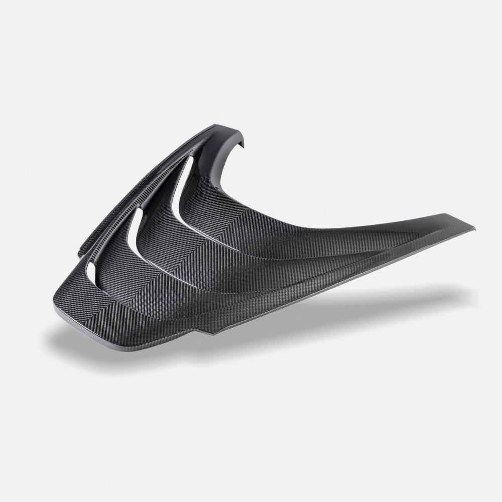 RYFT Rear Engine Cover Vents for McLaren 720S Spider on the rear deck of a McLaren 720S Spider