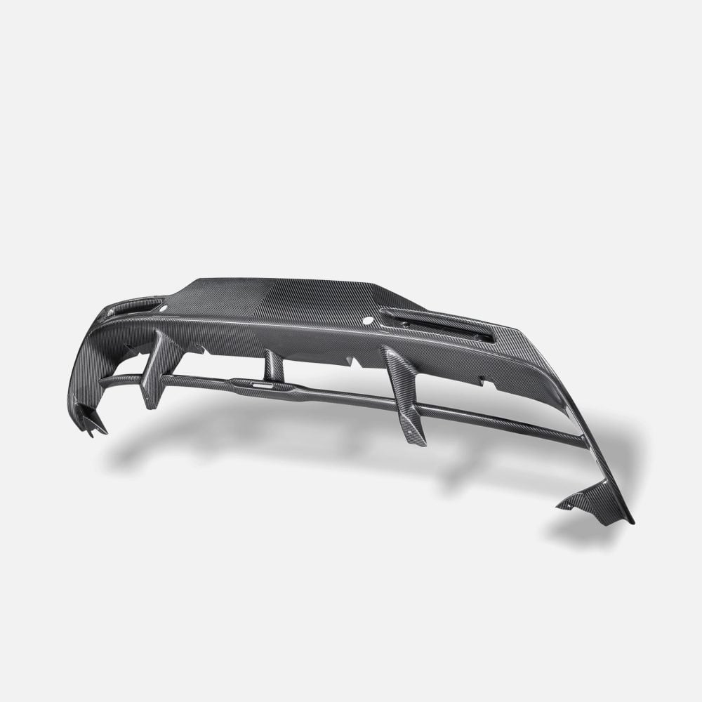 RYFT Rear Bumper Valance for McLaren 720S on the lower rear bumper of a McLaren 720S