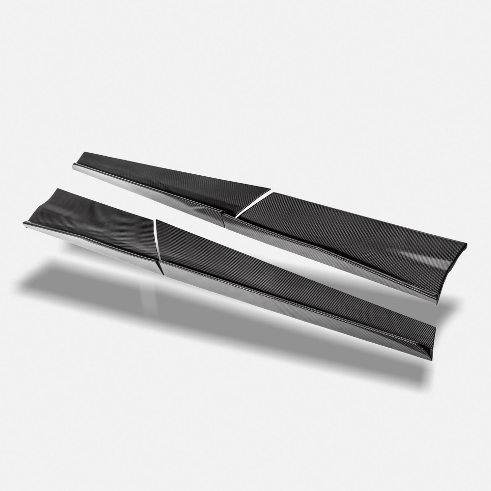 RYFT Carbon Fiber Side Skirts for McLaren Artura beneath the dihedral doors