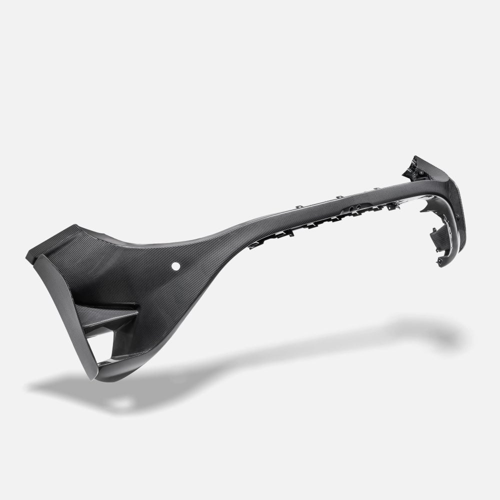 RYFT Carbon Fiber Side-Vented Rear Bumper Shell for McLaren 750S on the rear of a 750S