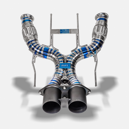 RYFT Titanium Race Exhaust for McLaren 750S with Satin Black Tip [29-40-5012]