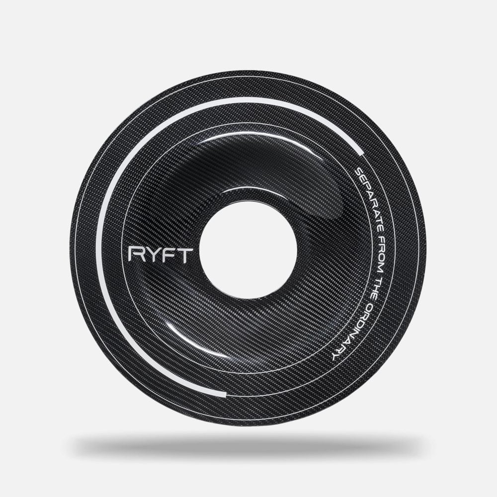 RYFT Carbon Fiber Rear Wheel Aero Disc for 992 Porsche 911 GT3 RS on the rear wheel