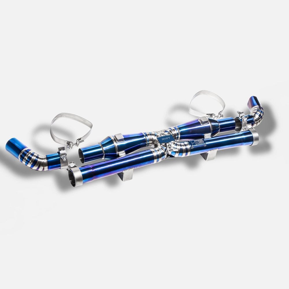RYFT titanium performance exhaust for the 991 Porsche 911 GT2 RS