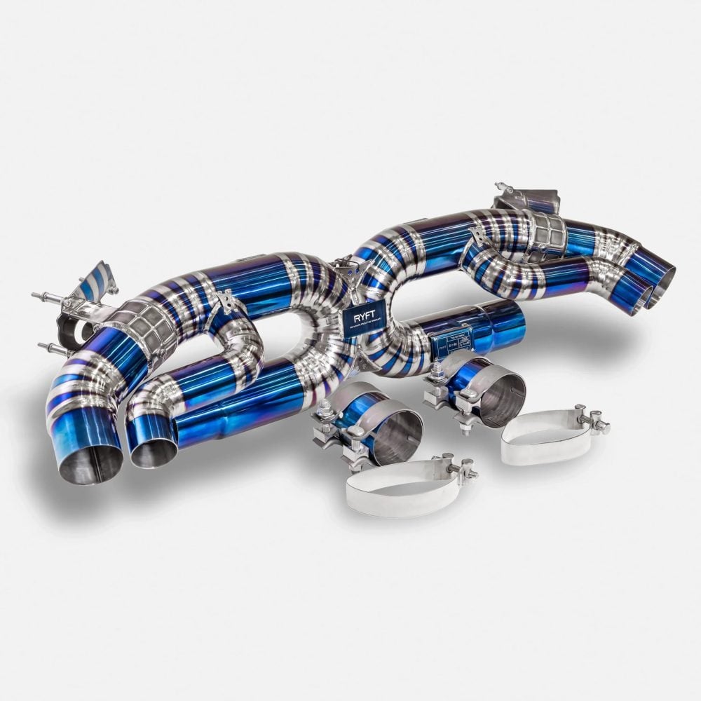 RYFT titanium performance Exhaust for 992 Porsche 911 Carrera and Turbo S