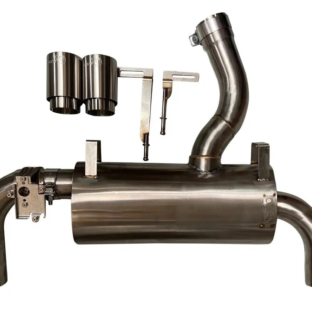Valved Rear Exhaust for F22 BMW M235i by Active Autowerke