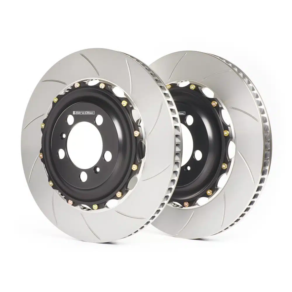 GiroDisc 380x32mm Front Rotors for Porsche on the Cayman GT4 Clubsport