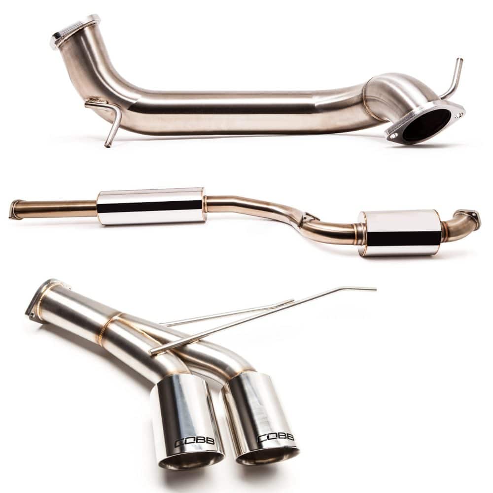 Dual Tip Cat-Back Exhaust for C346 Ford Focus ST by COBB Tuning