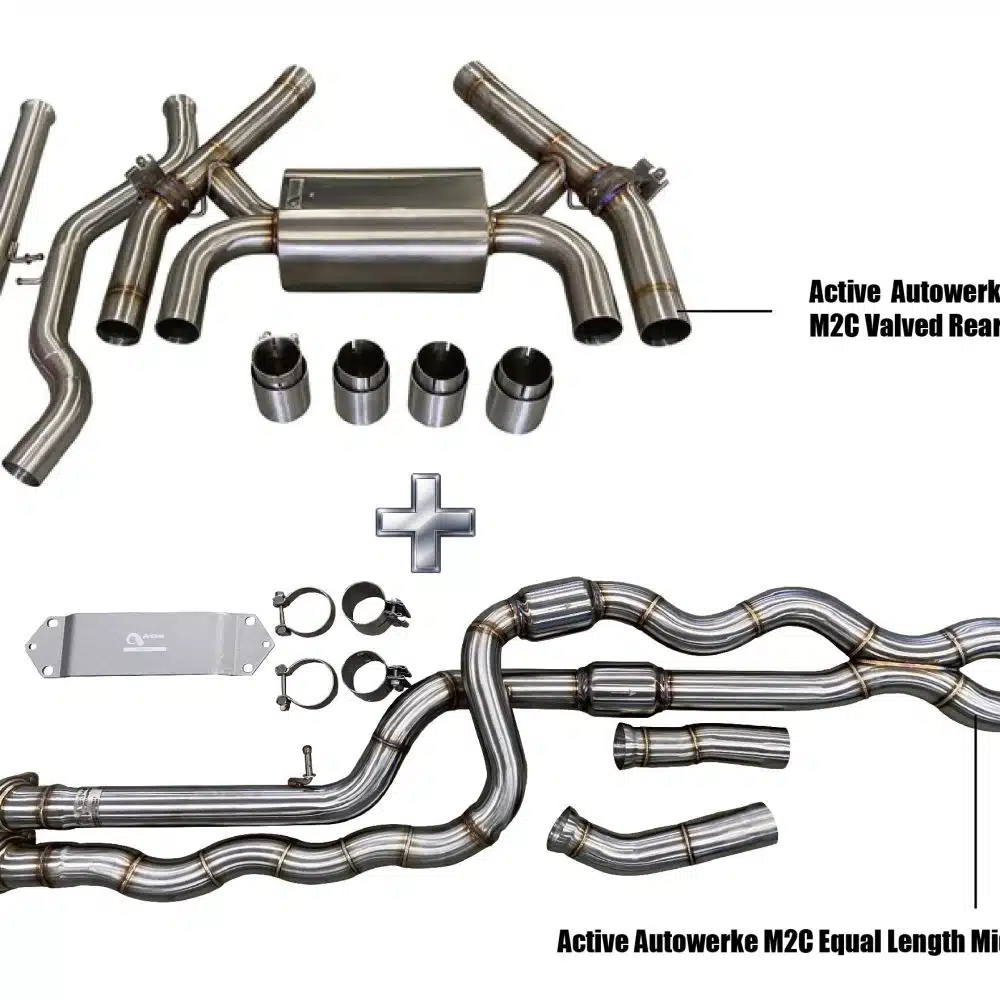 Equal Length Exhaust Bundle for F87 BMW M2 Competition and M2 CS by Active Autowerke