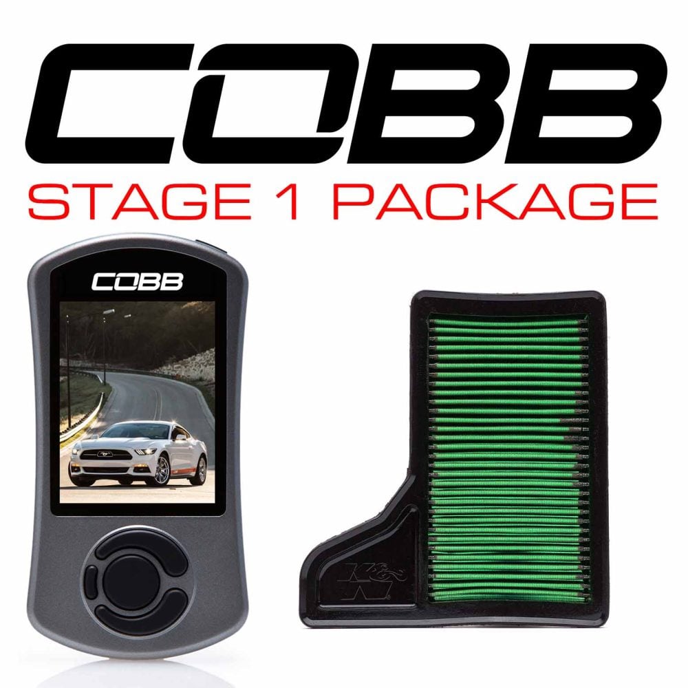 COBB Tuning Stage 1 Power Package for S550 Ford Mustang EcoBoost, 2015-2023