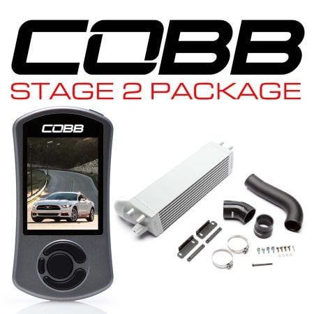 COBB Tuning Stage 2 No Intake FMIC Package for S550 Ford Mustang EcoBoost [6M1X02-NI]