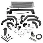 Silver Front Mount Intercooler Kit for GR/GV Subaru WRX STI by COBB Tuning