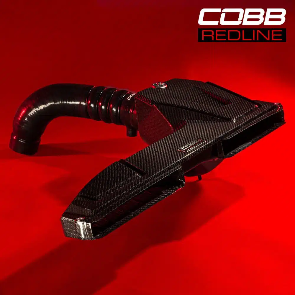 COBB Tuning Redline Carbon Fiber Intake for MK8 Volkswagen GTI with gloss twill airbox