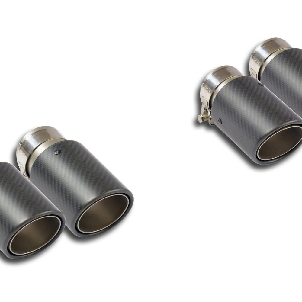 Supersprint 4x90mm Carbon Exhaust Tips for F87 BMW M2 Competition, F80 M3 and F82 / F83 M4