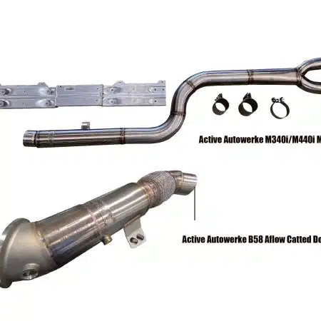 Active Autowerke AFlow Downpipe and Mid-Pipe Bundle for G20 BMW M340i and G22 M440i