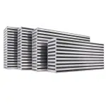 Air-to-Air Intercooler Core by Garrett, 1275 hp bar-and-plate core