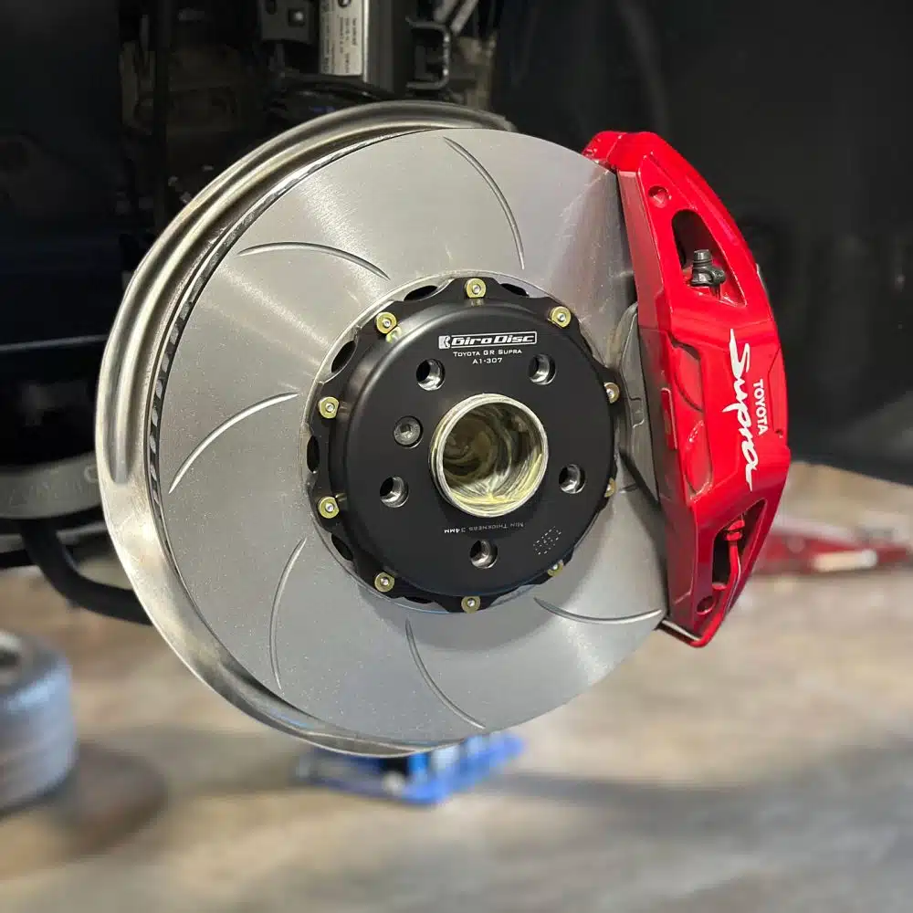 GiroDisc 348mm Front Rotors for Toyota GR Supra and BMW G-chassis M Performance models