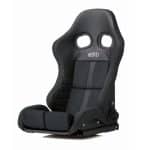 BRIDE edirb 171 reclining bucket seat in black with silver stitching