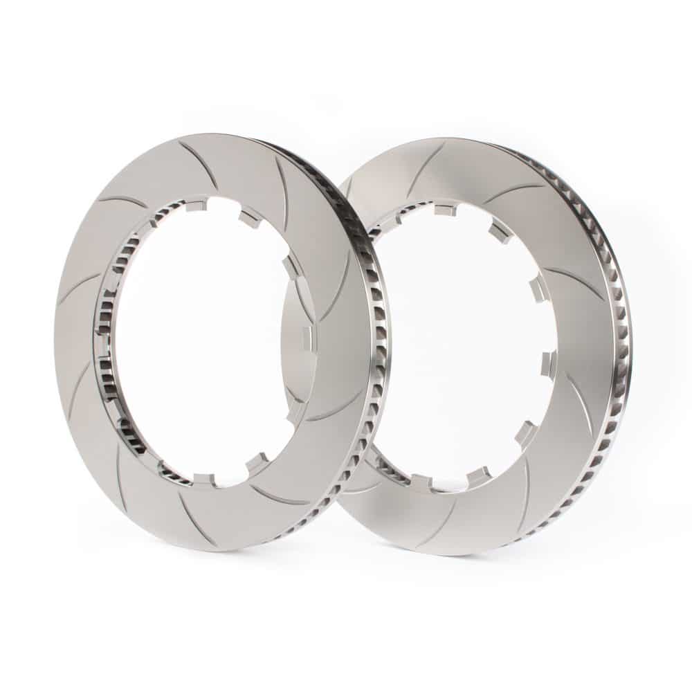 GiroDisc Front Rings for Factory Hats on the Porsche 911 GT3 Cup and Cayman GT4 Clubsport