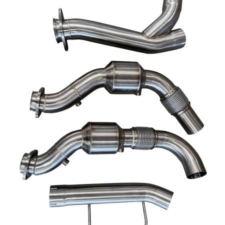 Active Autowerke AFlow Catted Downpipes for P552 Ford F-150 3.5 EcoBoost [51-001A]
