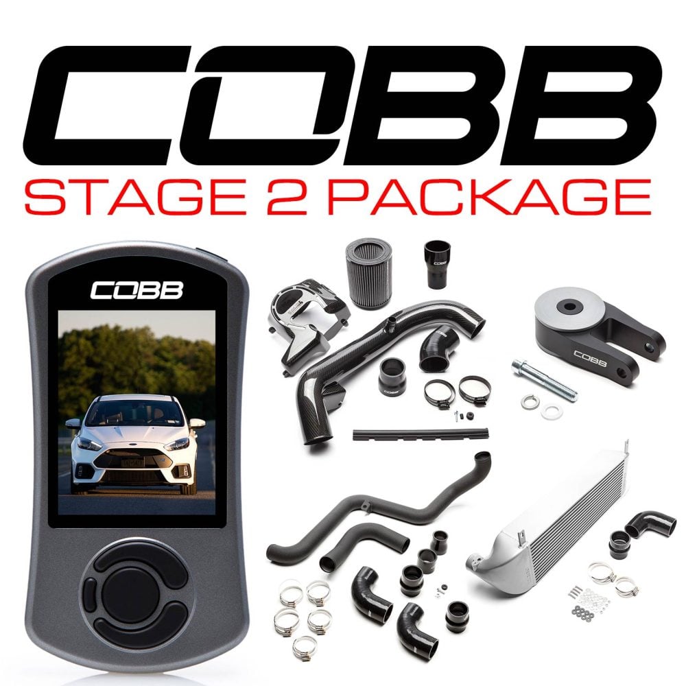COBB Tuning Stage 2 Power Package with Silver Intercooler for C346 Ford Focus RS
