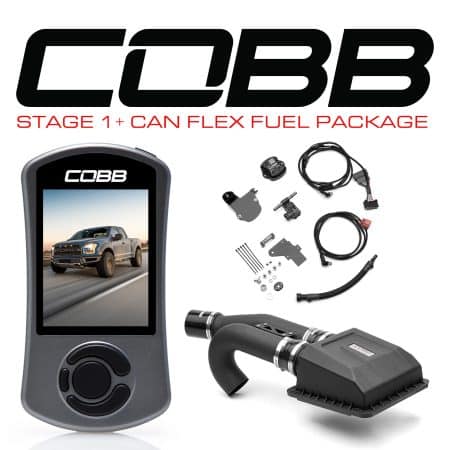 COBB Tuning Stage 1+ CAN Flex Fuel Power Package with TCM Flashing for P552 Ford F-150 Raptor [FOR005001P-TCM-FF]